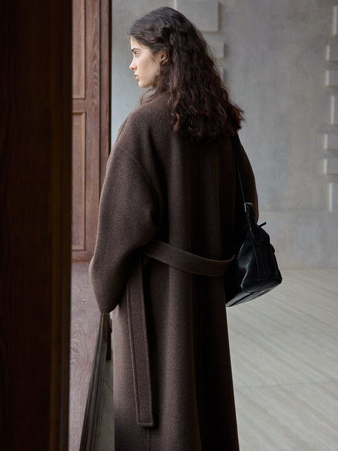 Lumen Double-Faced Notched Wool Coat